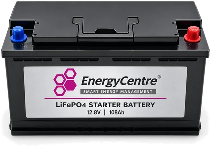 EnergyCentre 시동용 배터리 108Ah 브랜드 시안