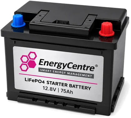 EnergyCentre 시동용 배터리 75Ah 브랜드 시안