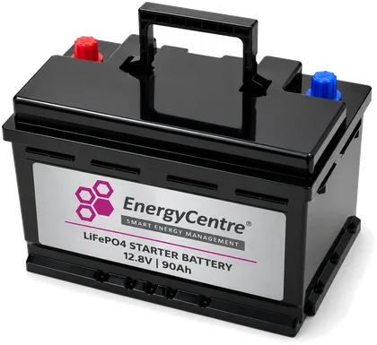 EnergyCentre 시동용 배터리 90Ah 브랜드 시안